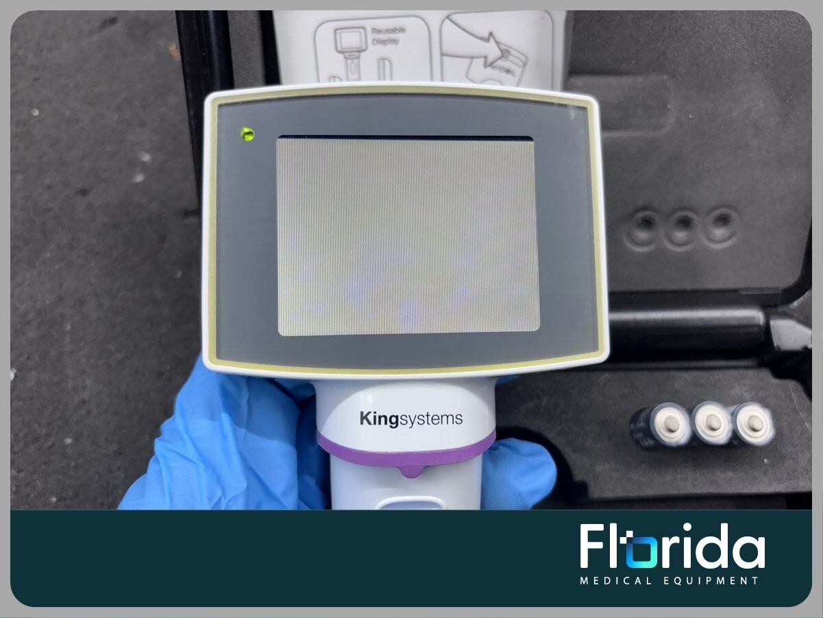 Kingvision Video Laryngoscope Set With Case And Batteries Bundle