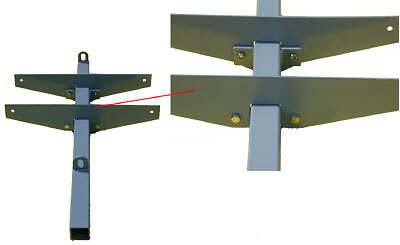 MotoProducts Aluminum Motorcycle Dirt Bike Carrier Trailer Hauler 2" Hitch Rack