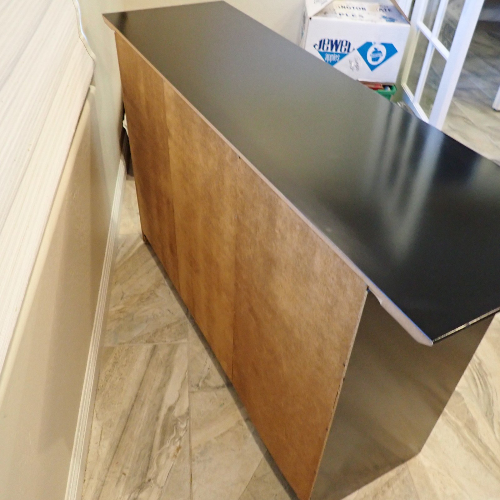 Modern Designer Black Lacquer Sideboard Credenza 58” 2 Door 6 Drawer Storage