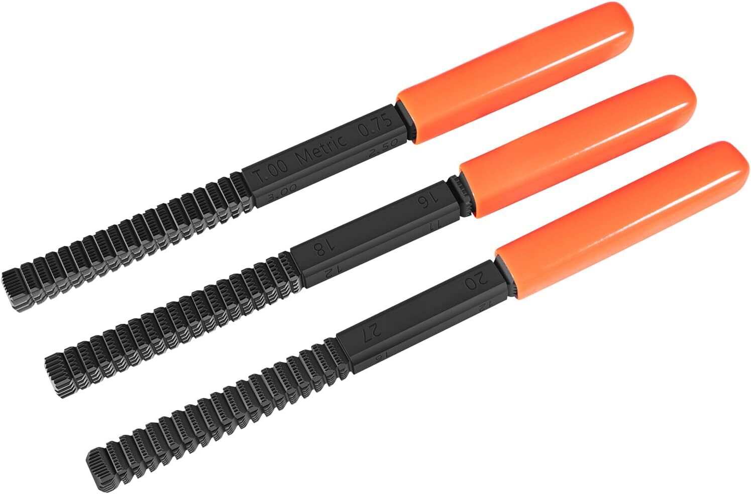 3 Piece Thread Restorer File Chaser Set Metric & SAE Repair Hardward DIY 2573