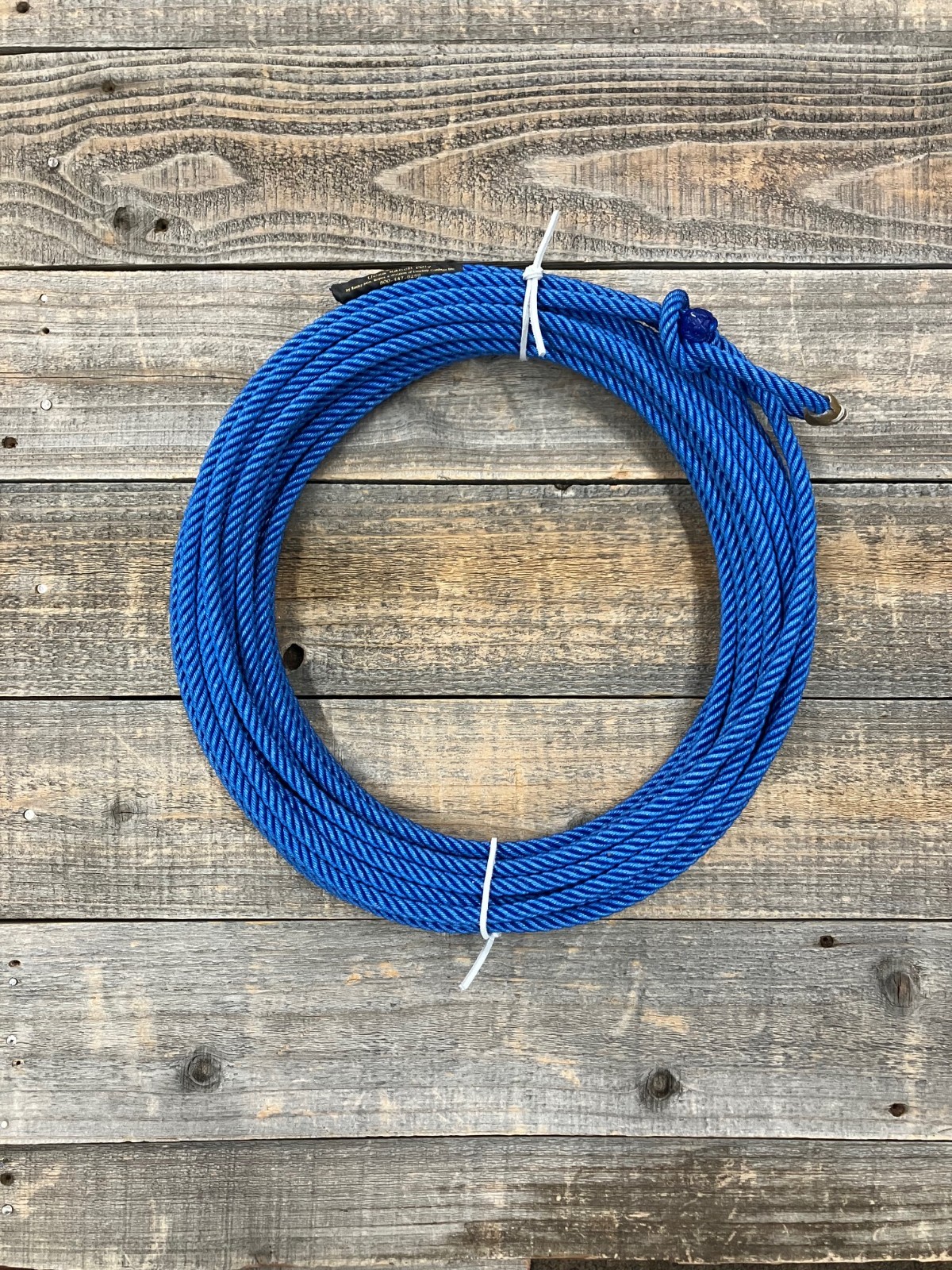 UOZA, 9.5mm x 60' (18.29m), BLUE, 4 Strand Ranch Poly Rope