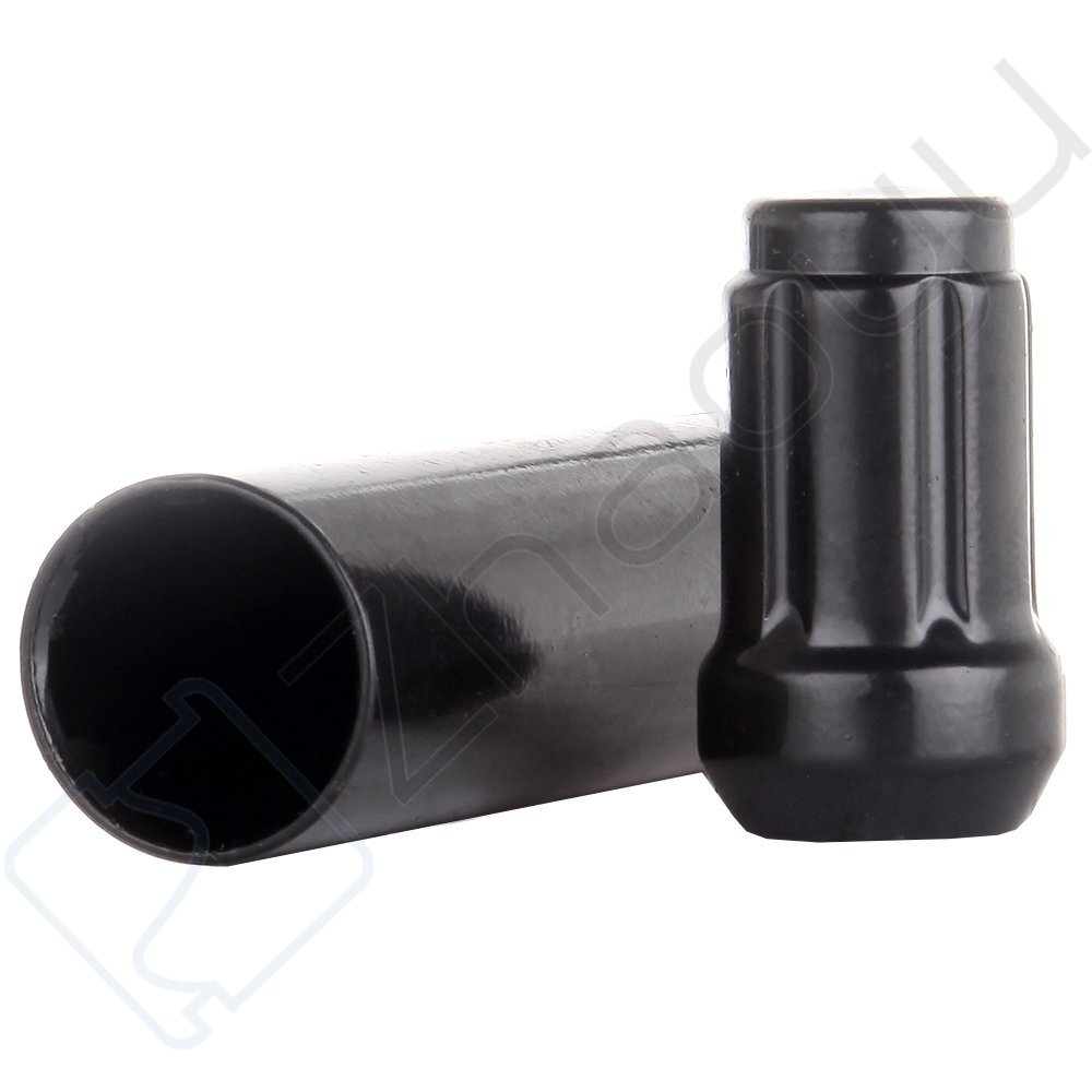 23 Set Of 1/2''-20 + 2 Key Black 6 Spline Tuner Wheel Lug Nuts For Ford Jeep