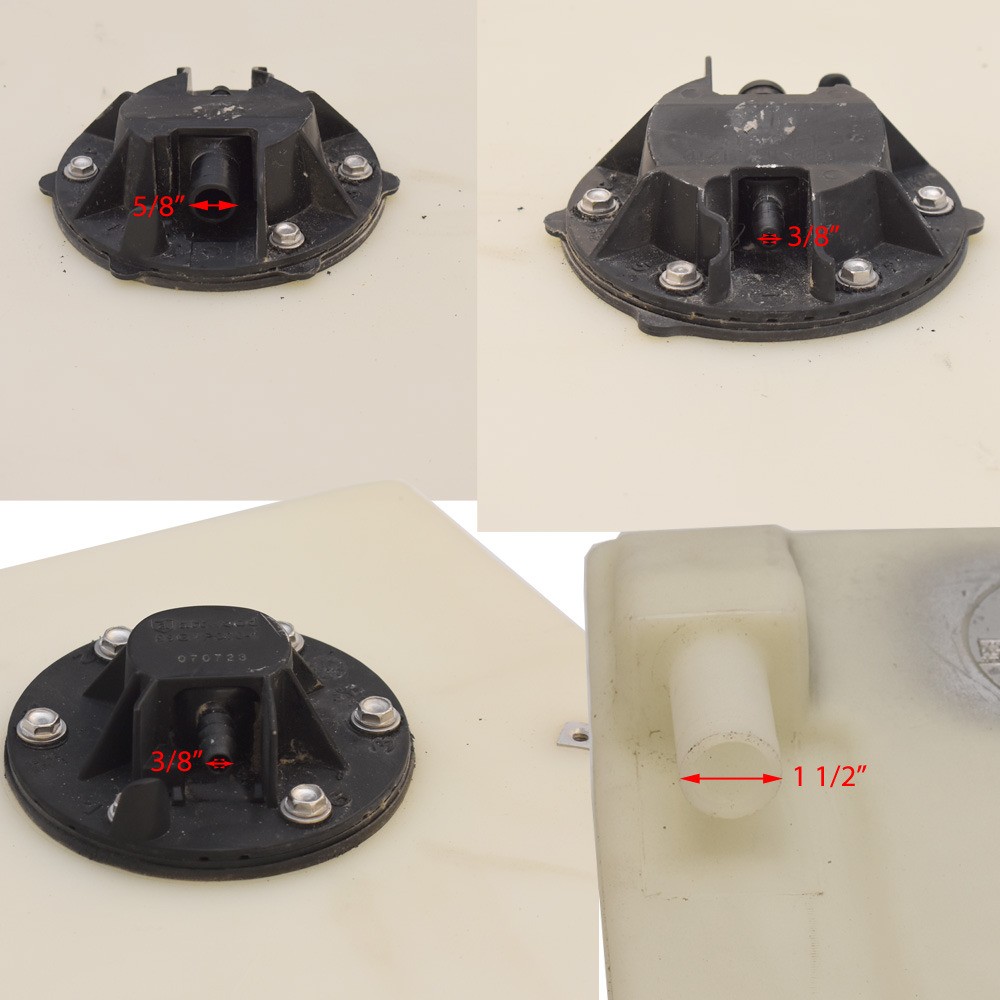 Dometic Boat Gas Fuel Tank FT002752BD | 31 Gallon Poly