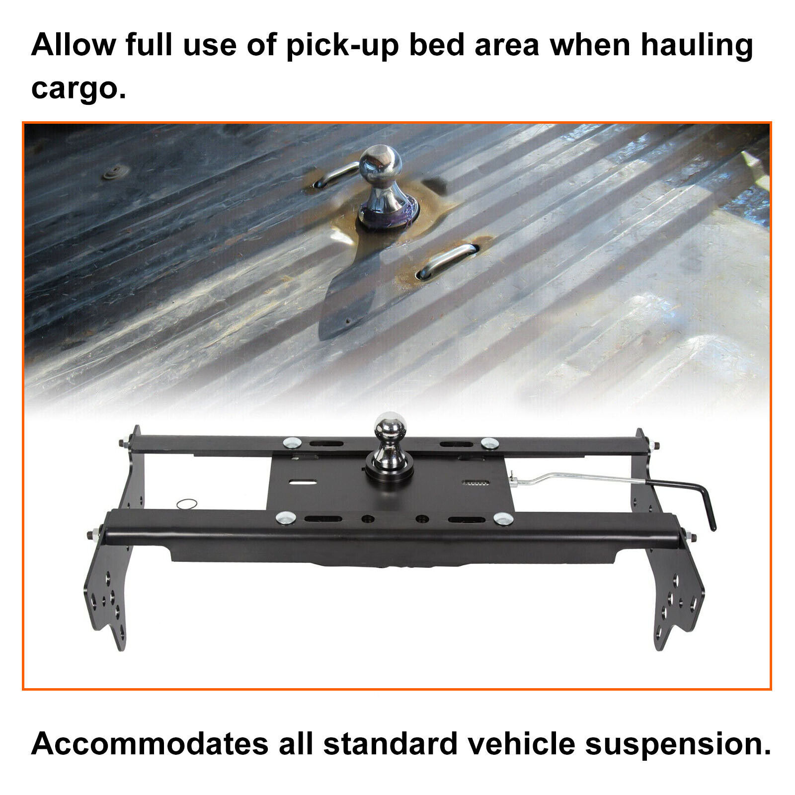 For 99-16 Ford F250 F350 Complete Under Bed Gooseneck Trailer Hitch System