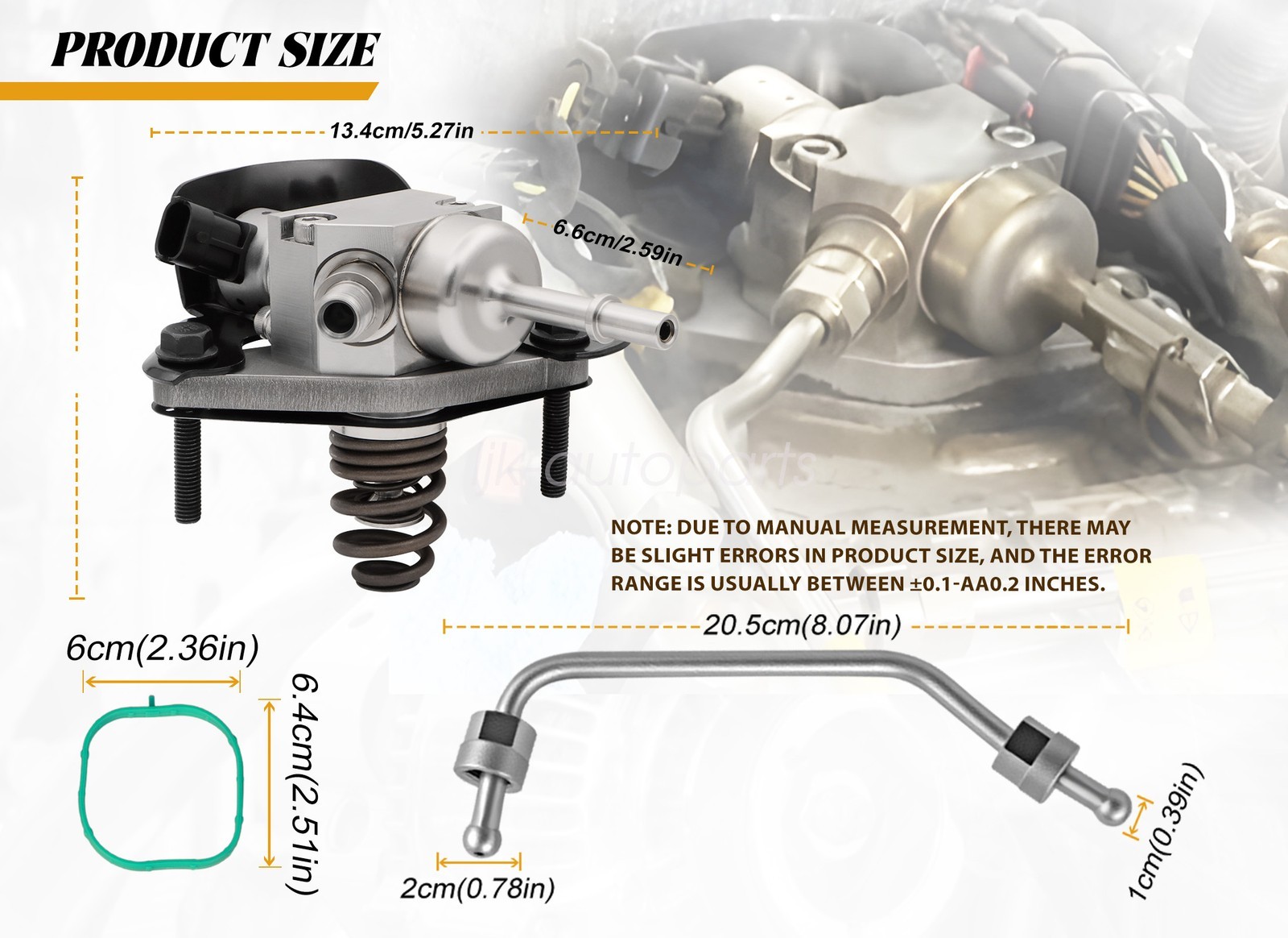 For Chevrolet Silverado 1500 2014-2018 Direct Injection High Pressure Fuel Pump