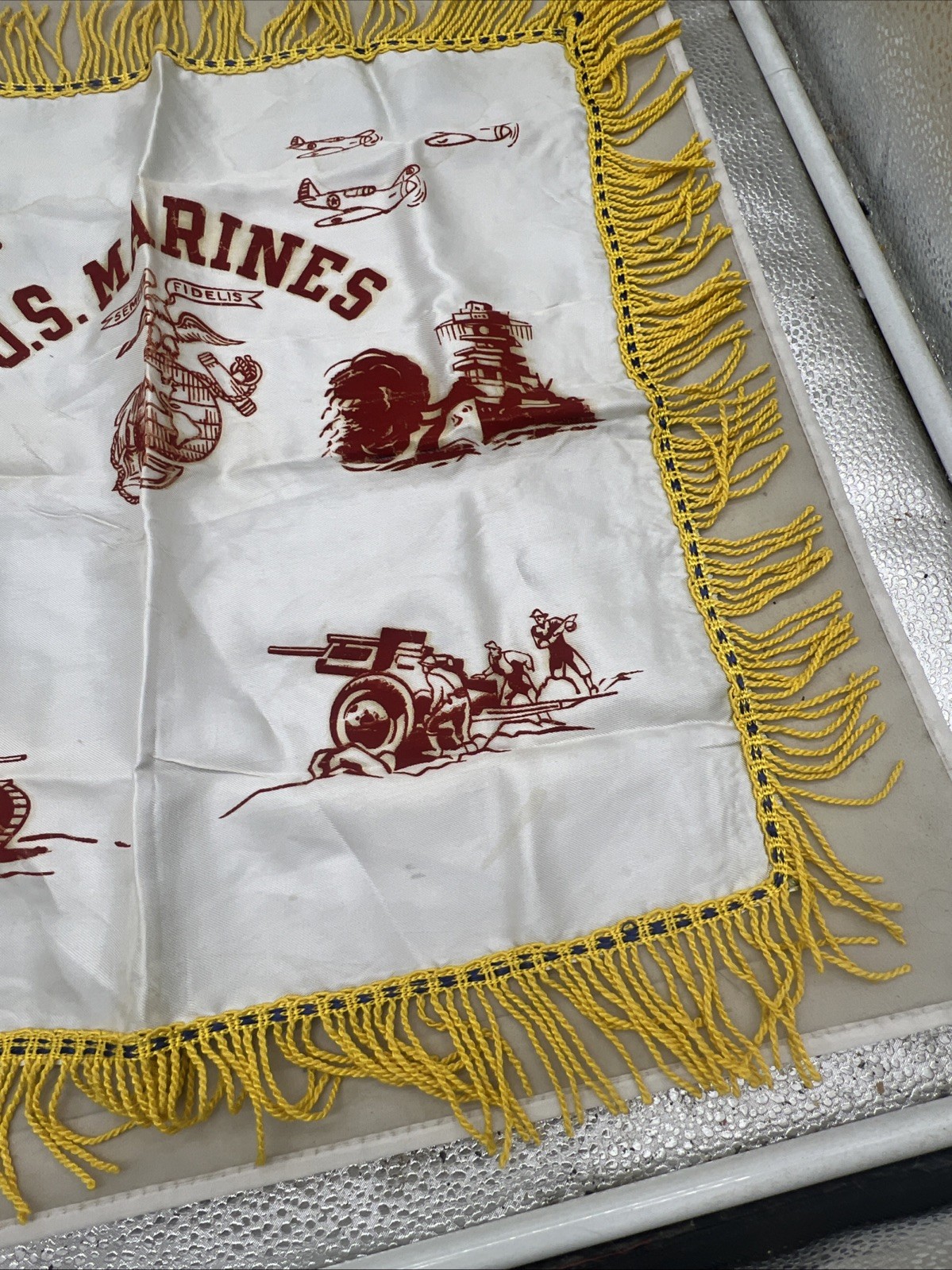 WW2 US Marine Corps Pillow Case / Sham (EE686
