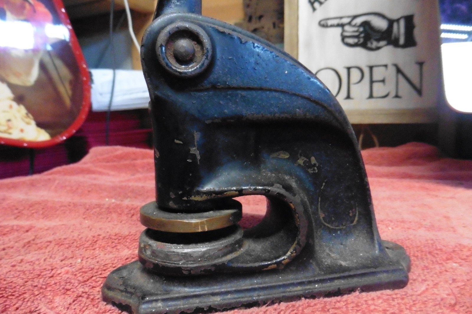 Antique corporate stamp 1909 seal New York state Legislative Committee OMC