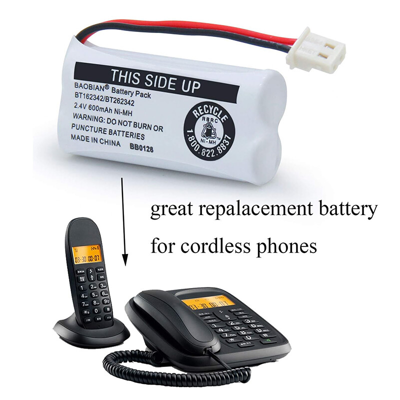 2x Cordless Phone Battery For AT&T BT166342 BT162342 VTech 89-1347-01-00 USA