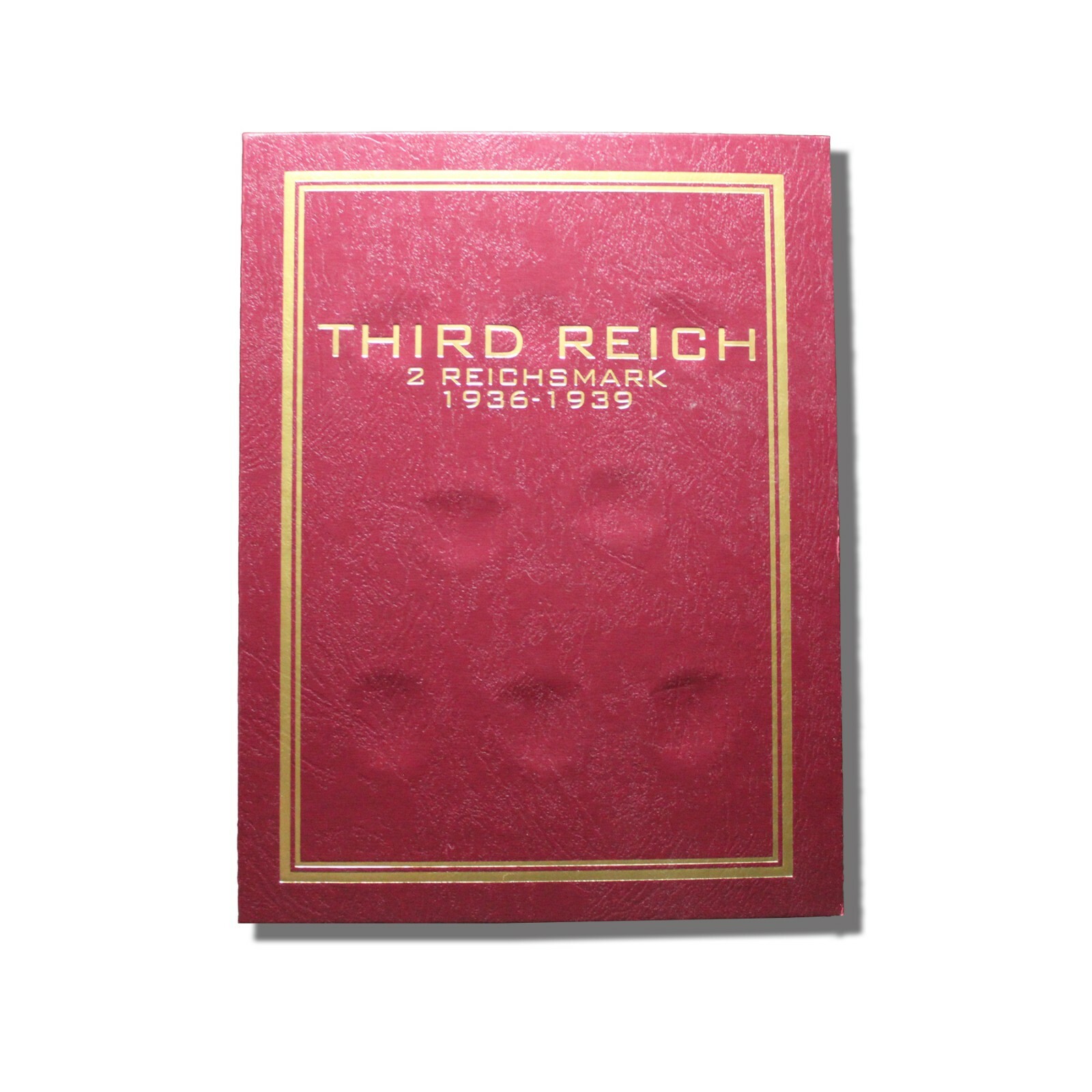 Third Reich Silver 2 Reichsmark 1936-1939 Coin Folder Flat Opening Album