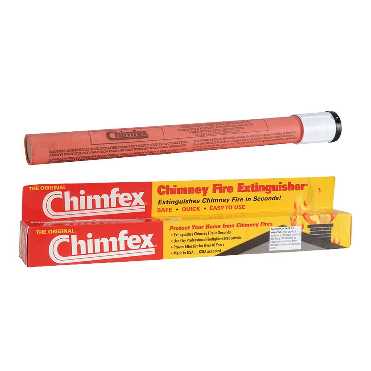 Chimfex Fire Extinguisher Suppressant, Safe, Easy to use, Fire out in 22 Seconds