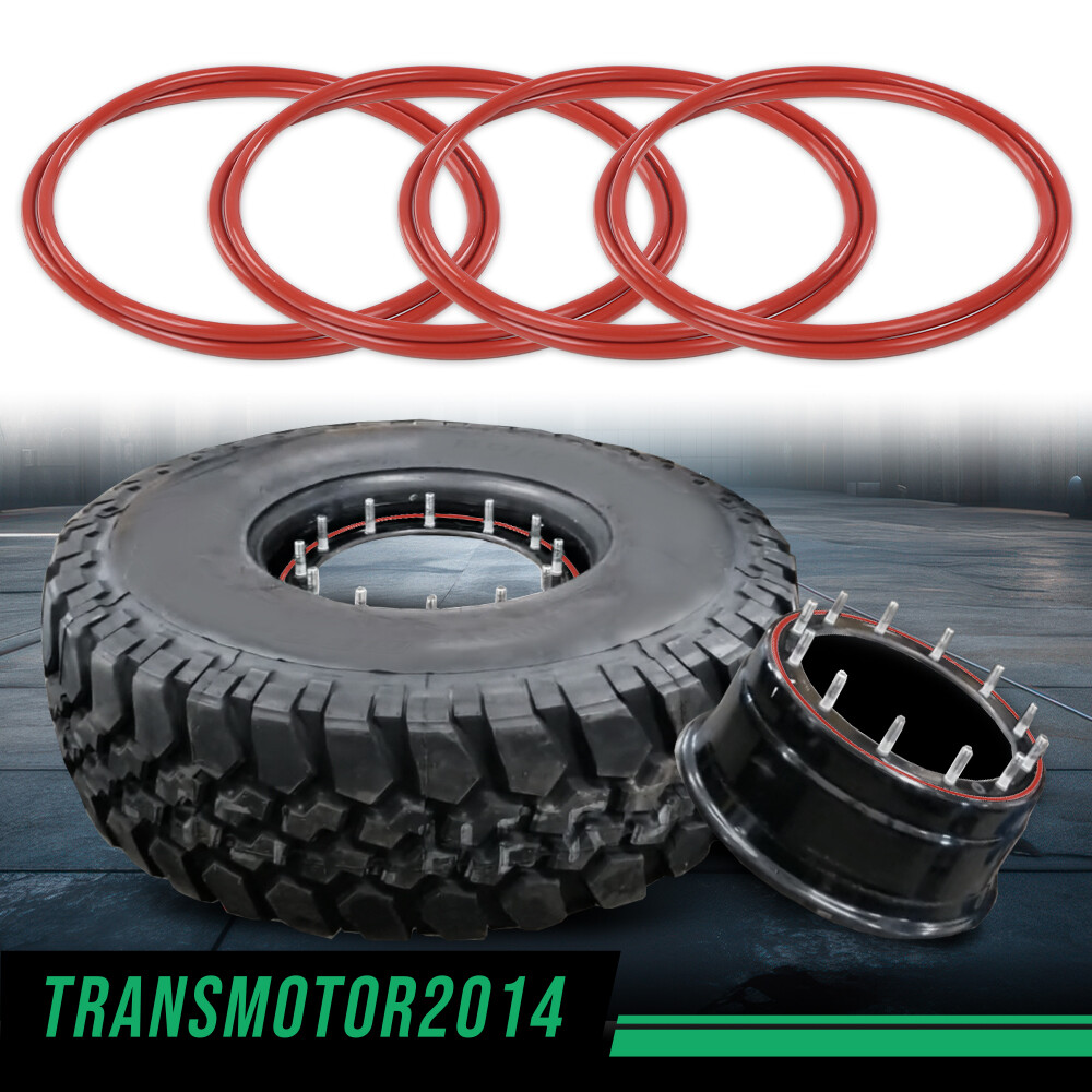 4PK O-Rings Fit For Military Humvee Split Rims Wheel Seal & M1101 M1102 Trailers