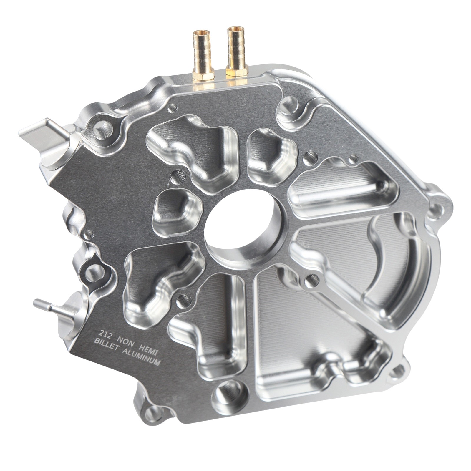 Dual Bearing Billet Side Cover For Predator 212cc Non-Hemi Silver