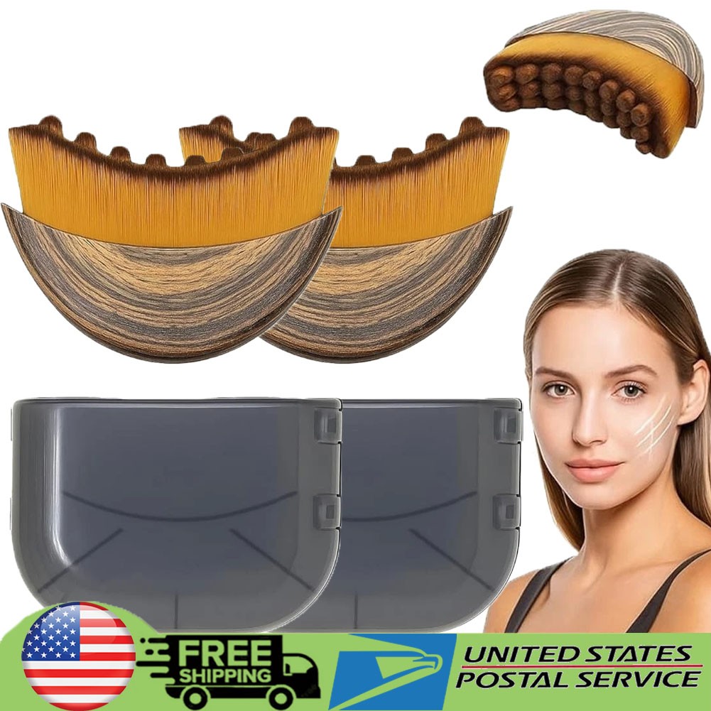 Lymphatic Drainage Massage Face Lymphatic Contour Brush Dry Brushing Face Brush