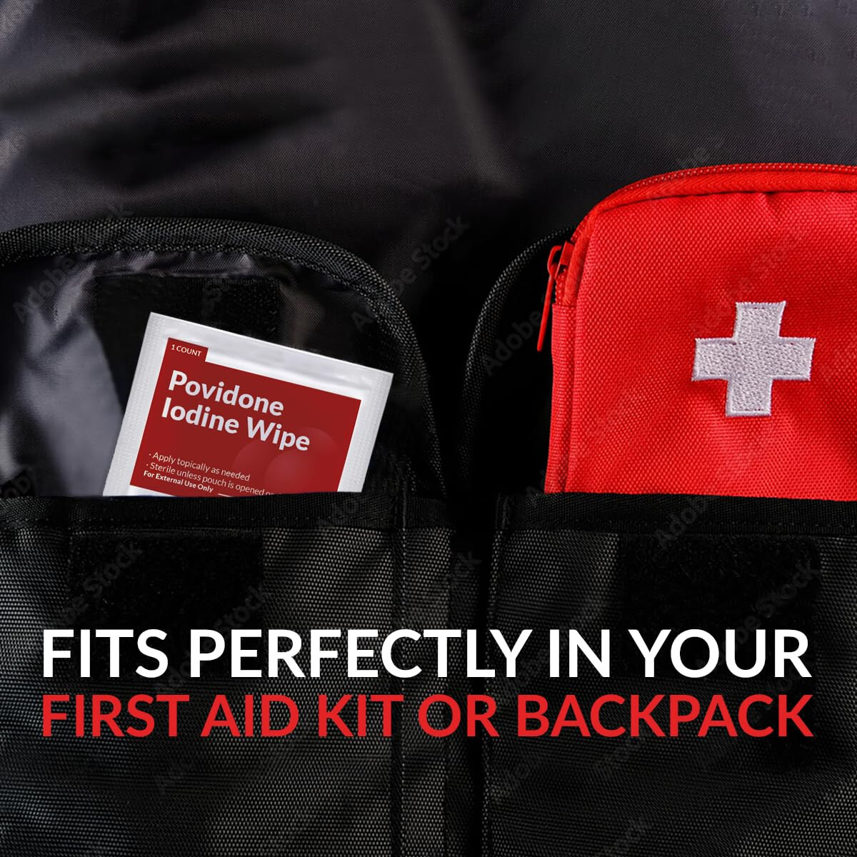 Ever Ready First Aid Povidone Iodine Wipes – Box of 100 Wipes