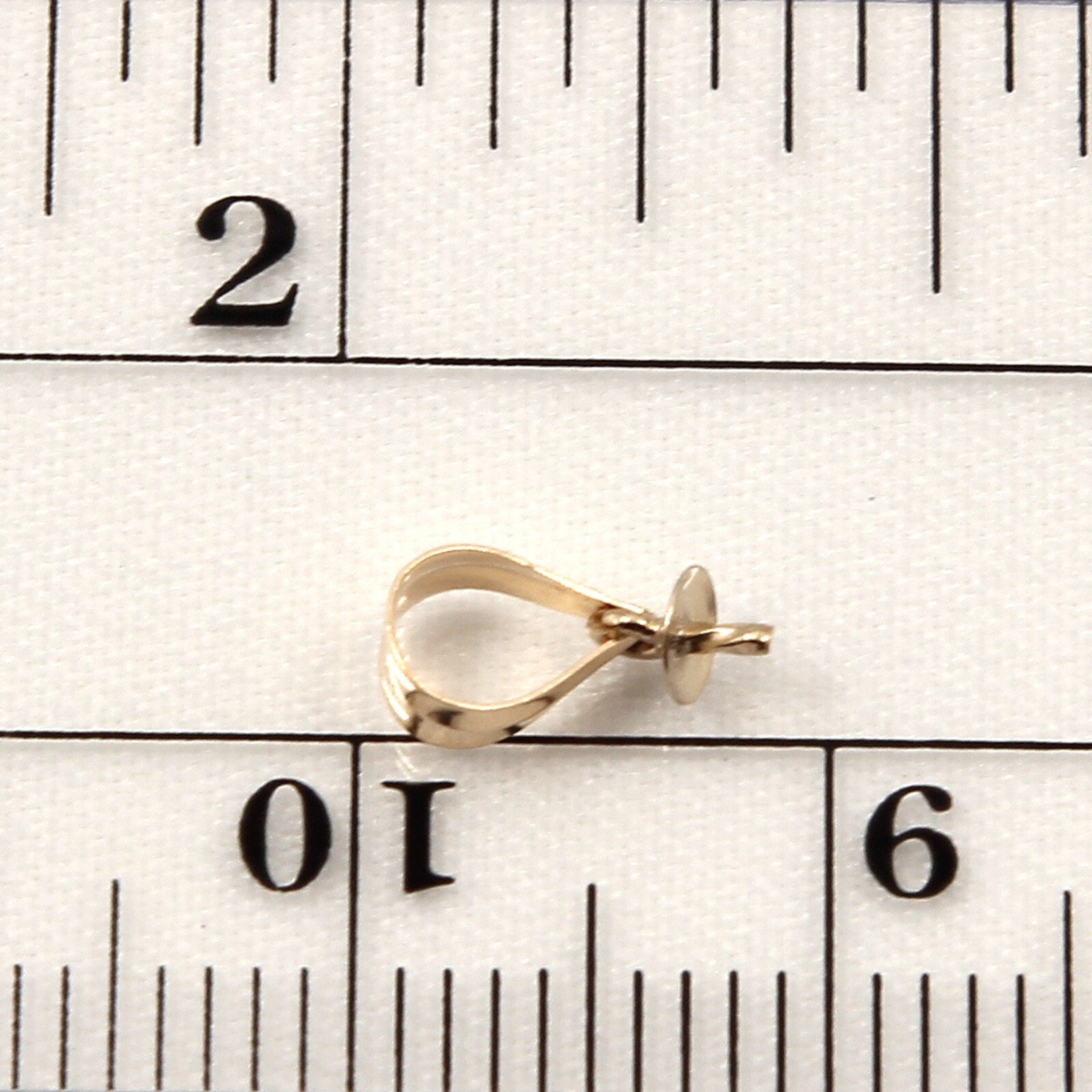 TPJ 14k Solid Yellow or White Gold Bail Findings Good For DIY