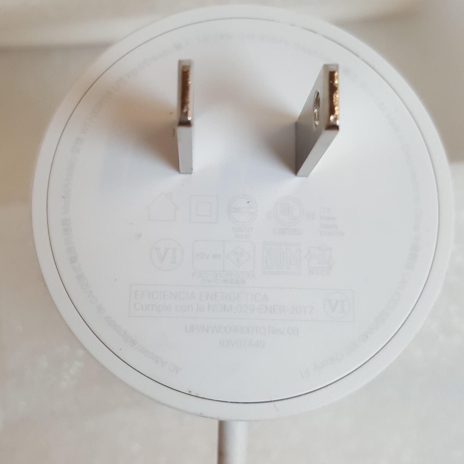 Google Home Mini AC Adapter Micro-USB Power Supply W17-009N1A Tested Works Nice