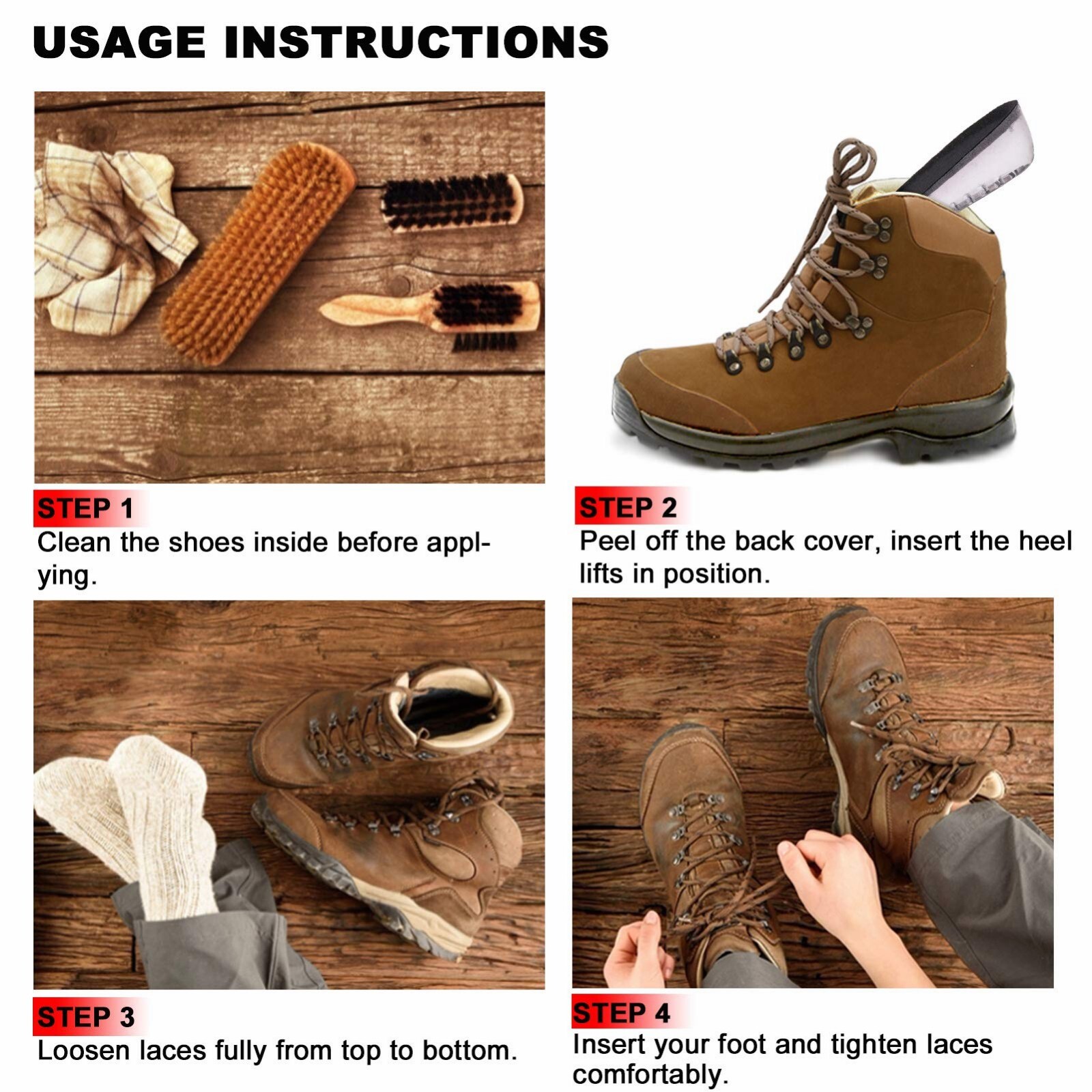 Gel Height Increase Insoles Invisible Silicone Shoe Lifts Inserts Fr Men & Women