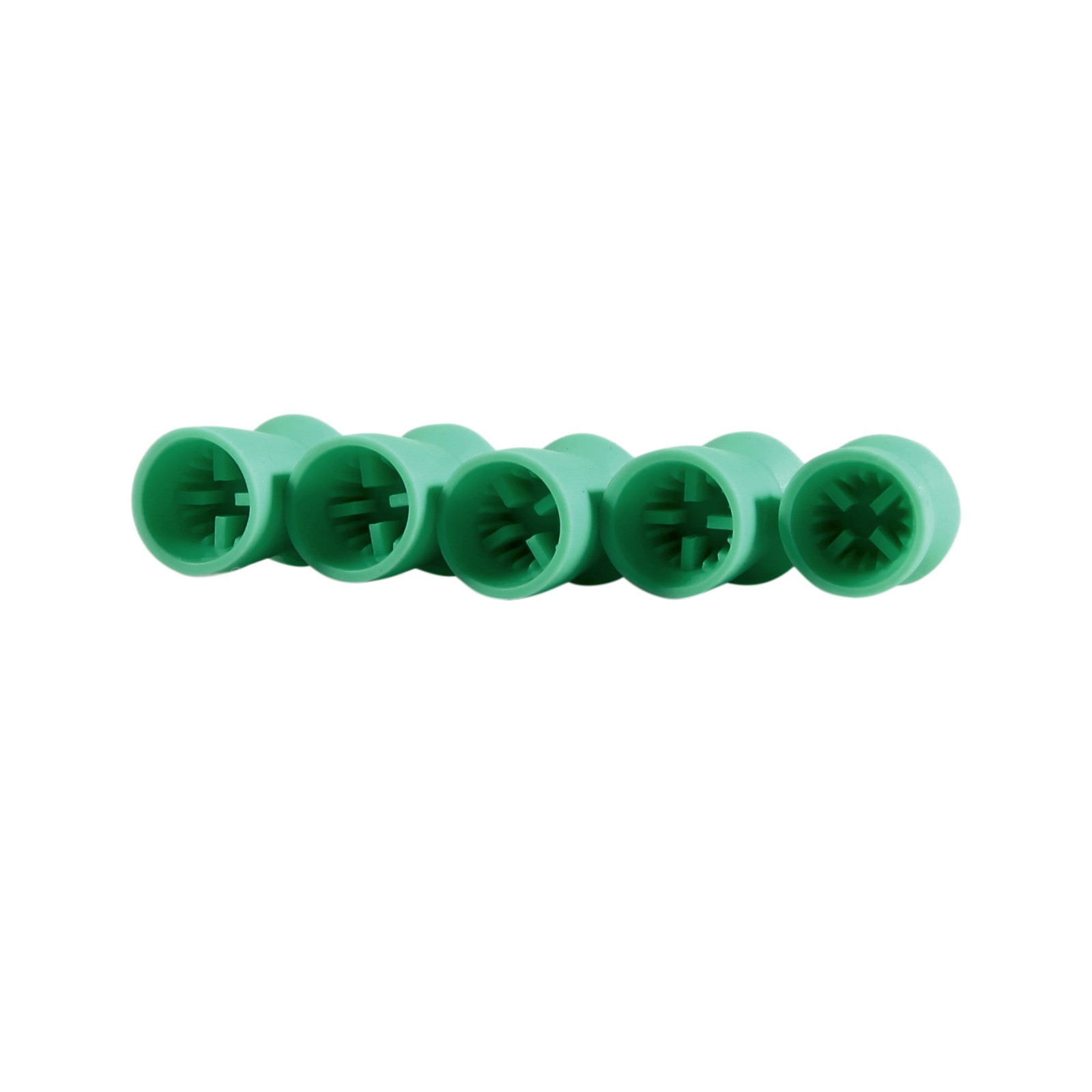 Dental Latch type Prophy Polishing Cups Polisher Rubber Polish Brushes green ad