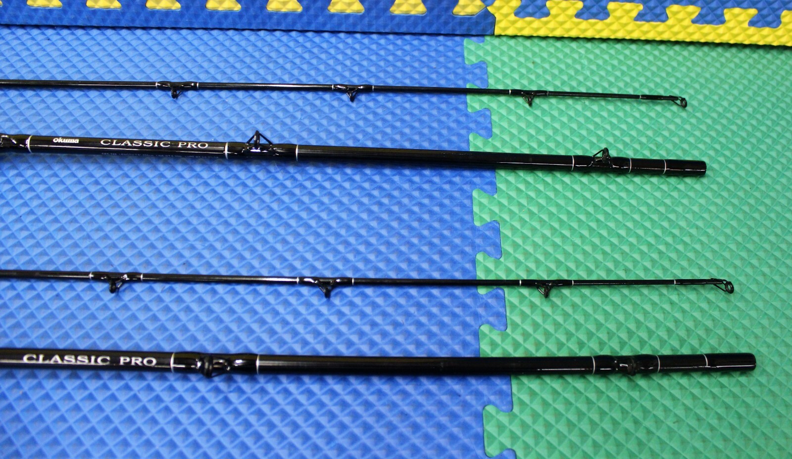 Okuma Classic Pro Black 7' 6" Line Counter Trolling Combo CPC-762-MA 20D 2 PACK!