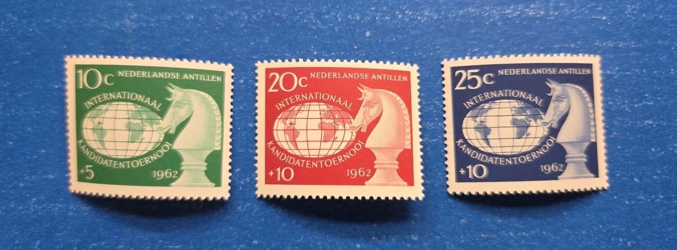 Netherlands Antilles Stamps, Scott B55-B57 Complete Set MNH