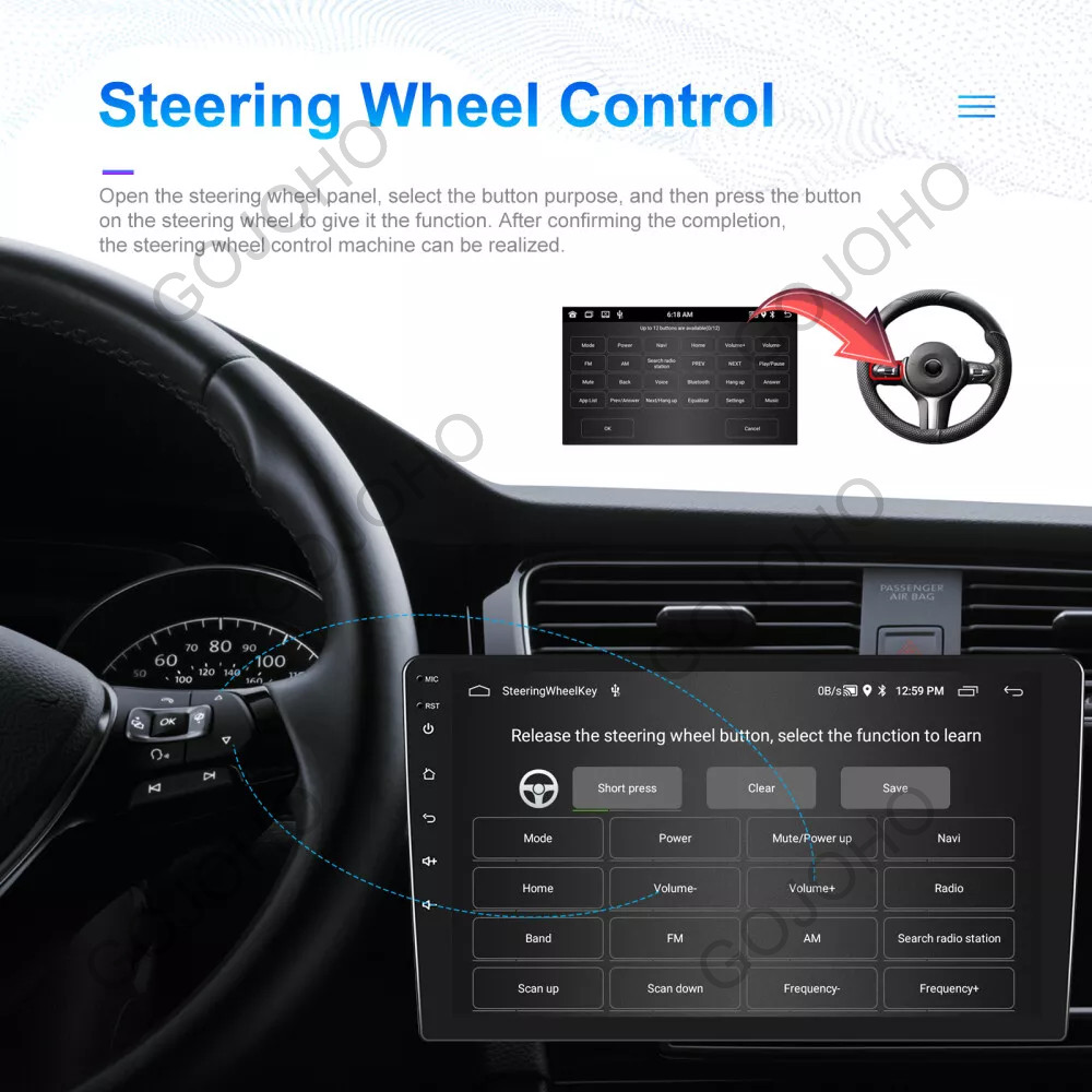 4+64GB 10.1" For Honda Element 2002-2006 Android 13 CarPlay Car Stereo GPS Radio