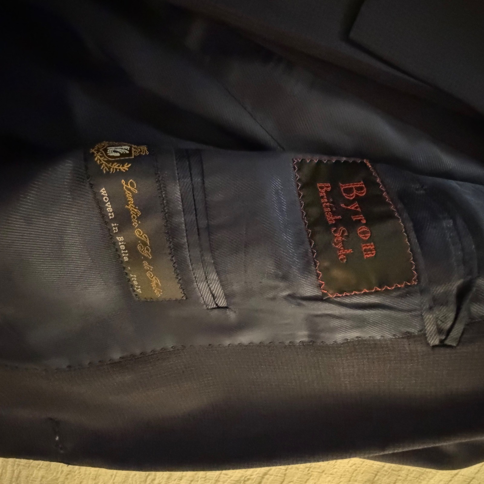 Byron Men's Double Breasted Suit Made in Canada Vintage