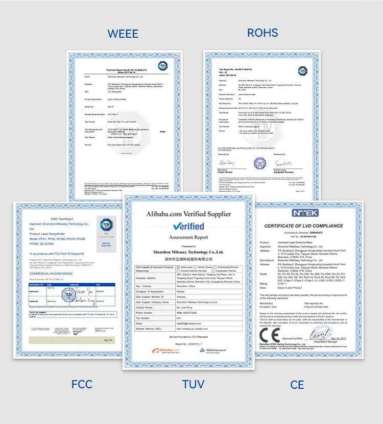 Mileseey 328 Ft Laser Distance Measure with Bubble Level M/in/Ft 2 AAA Batteries