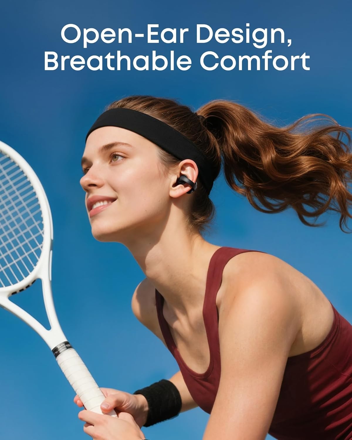 Soundcore C50i by Anker, Open-Ear Headphones, Clip-On Earbuds, Ultra-ComfortIP55