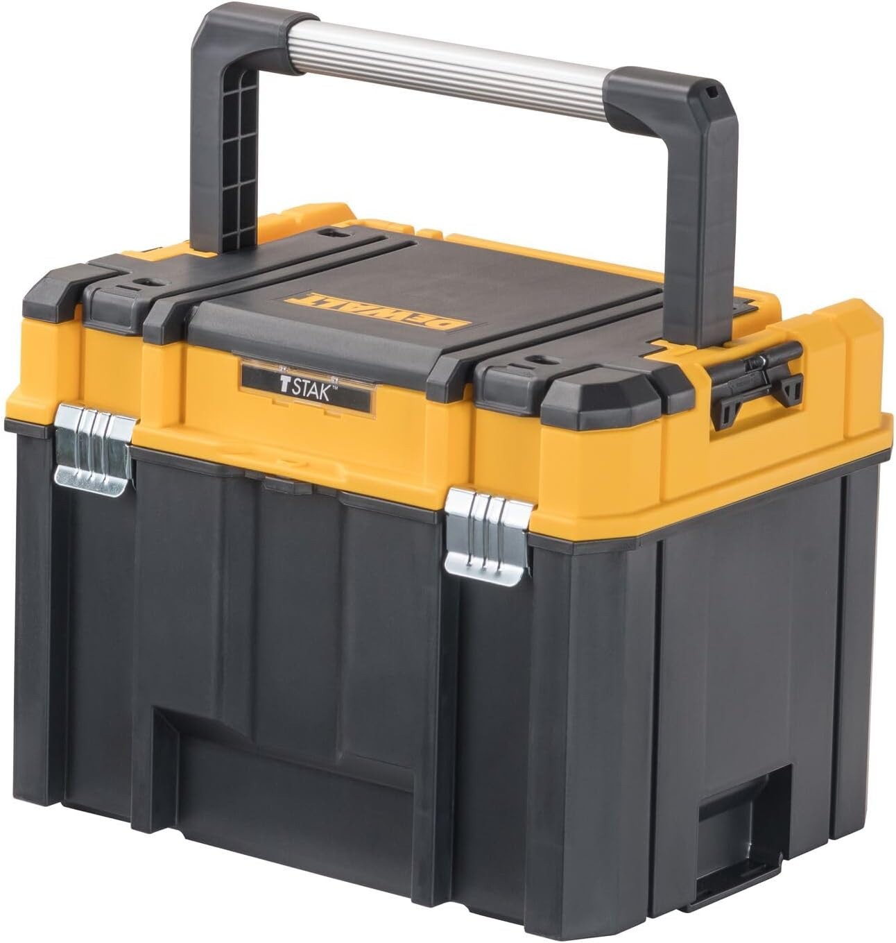 For DEWALT TSTAK Tool Box, Deep, Long Handle, Extra Large Design, Fixed Divider