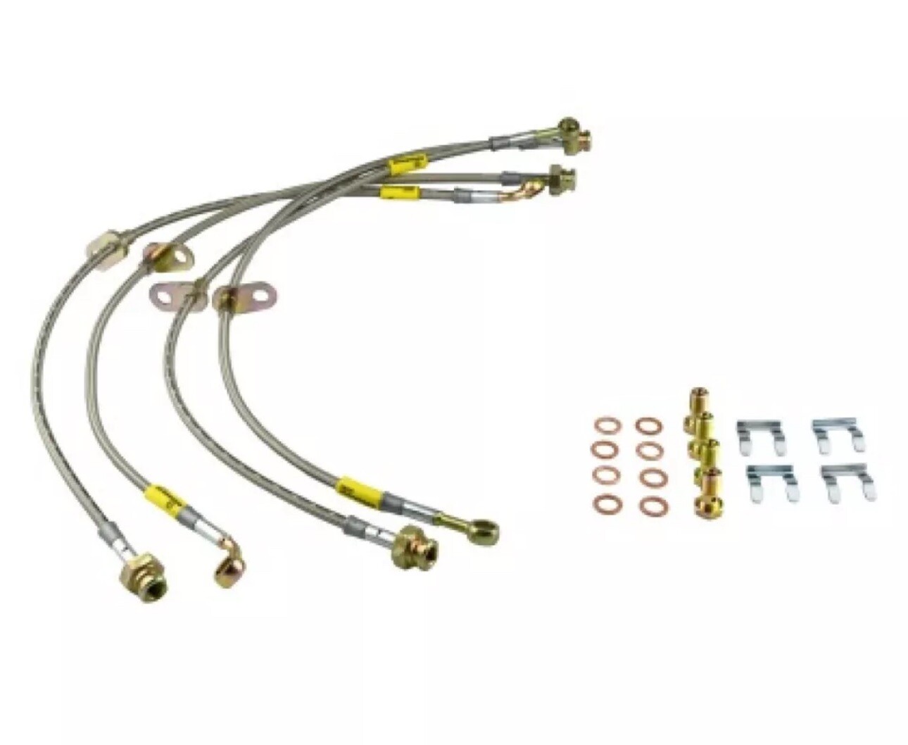 Goodridge Stainless Braided Brake lines hose kit  2010-15 Camaro SS ZL1 Brembo