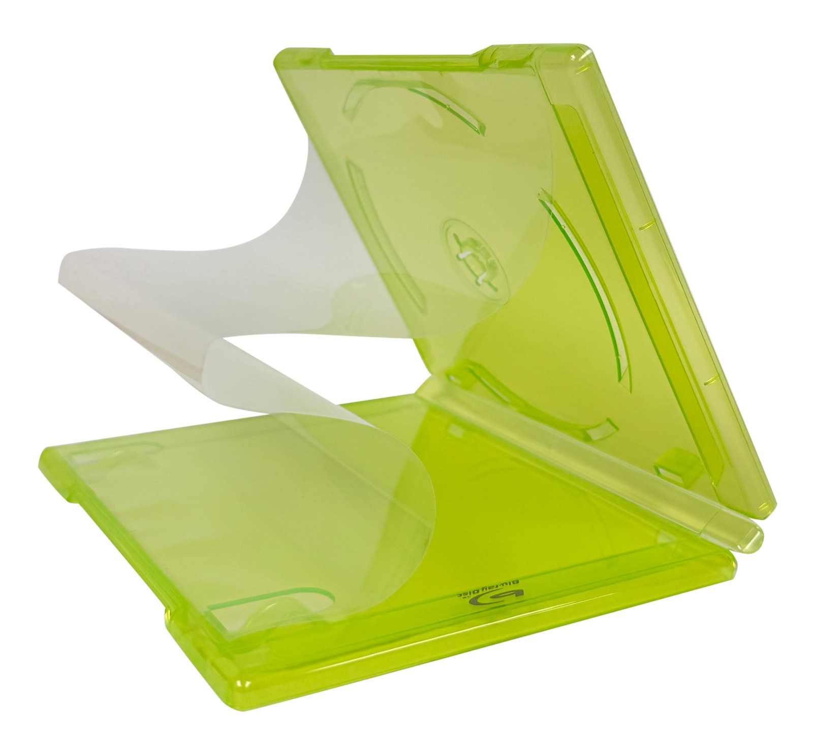 PREMIUM STANDARD Clear Green Blu-Ray Single Cases 12MM Lot