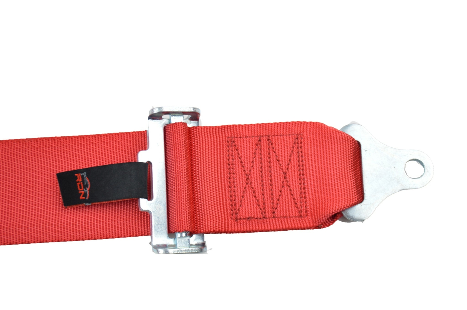 FLOOR MOUNT RACE HARNESS 5 POINT CAM LOCK FOR HANS HEAD & NECK DEVICE BELT RED