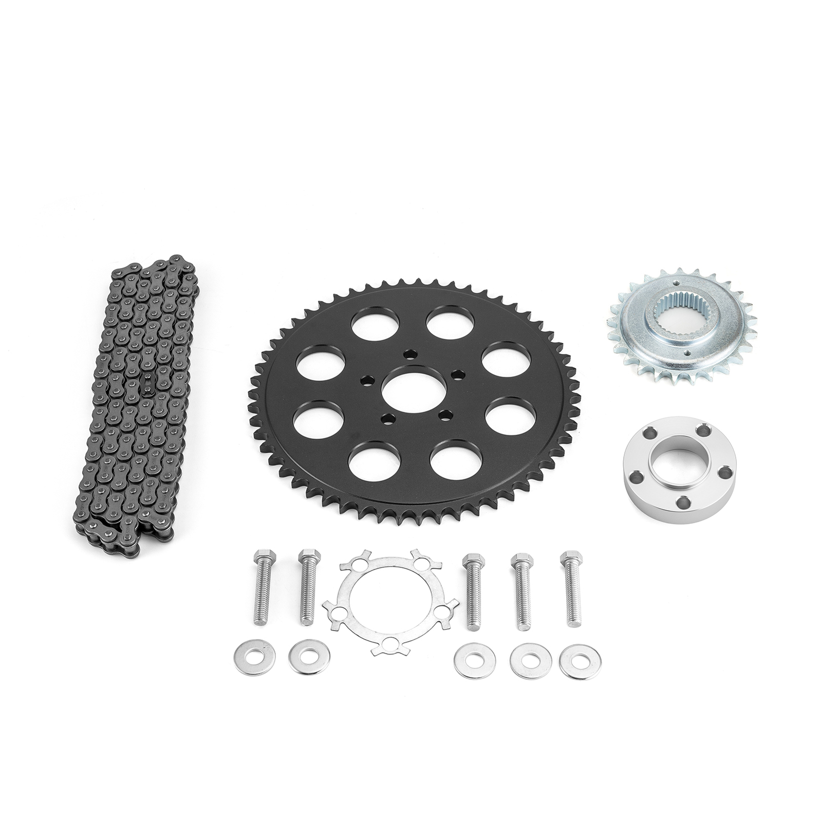 Drive Chain & Sprockets Kit for Harley-Davidson Dyna 2006-2017 Chain Conversion