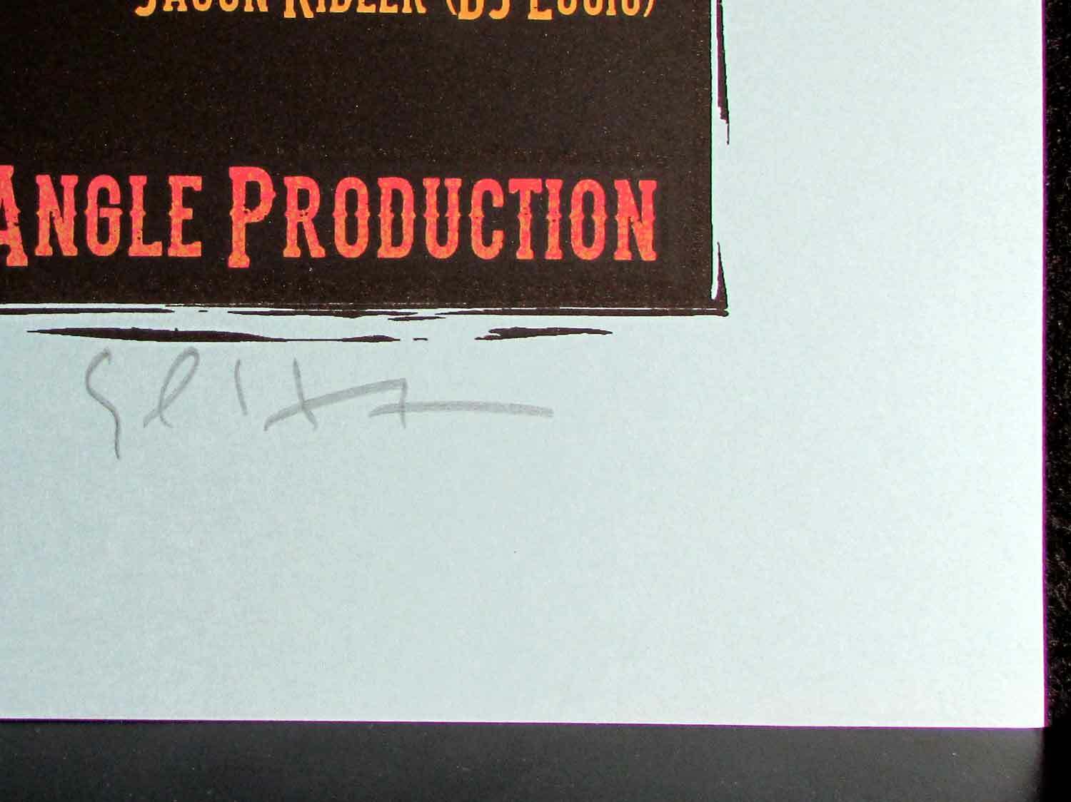 Dust Radio Poster A Film About Chris Whitley Signed Silkscreen Gary Houston