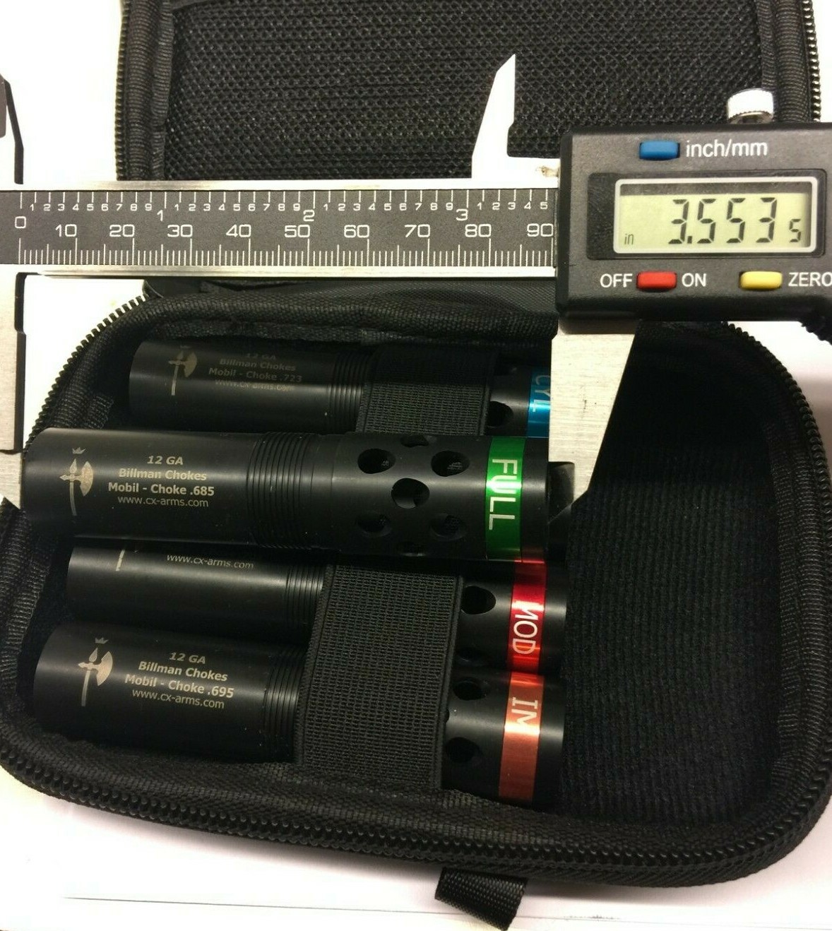 5 x Billman 12 Ga. Skeet/Trap/Extended Sport Choke tube for Mobil choke tube