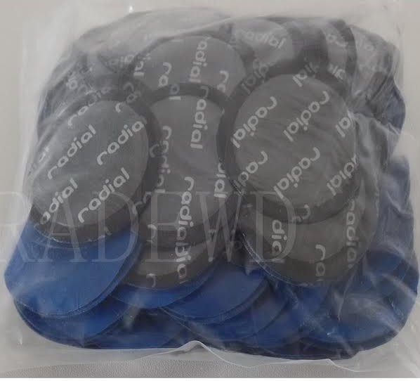 100 Pieces Radial Repair Round Tire Patch Medium 2.1/4" - 57 MM Superior Quality