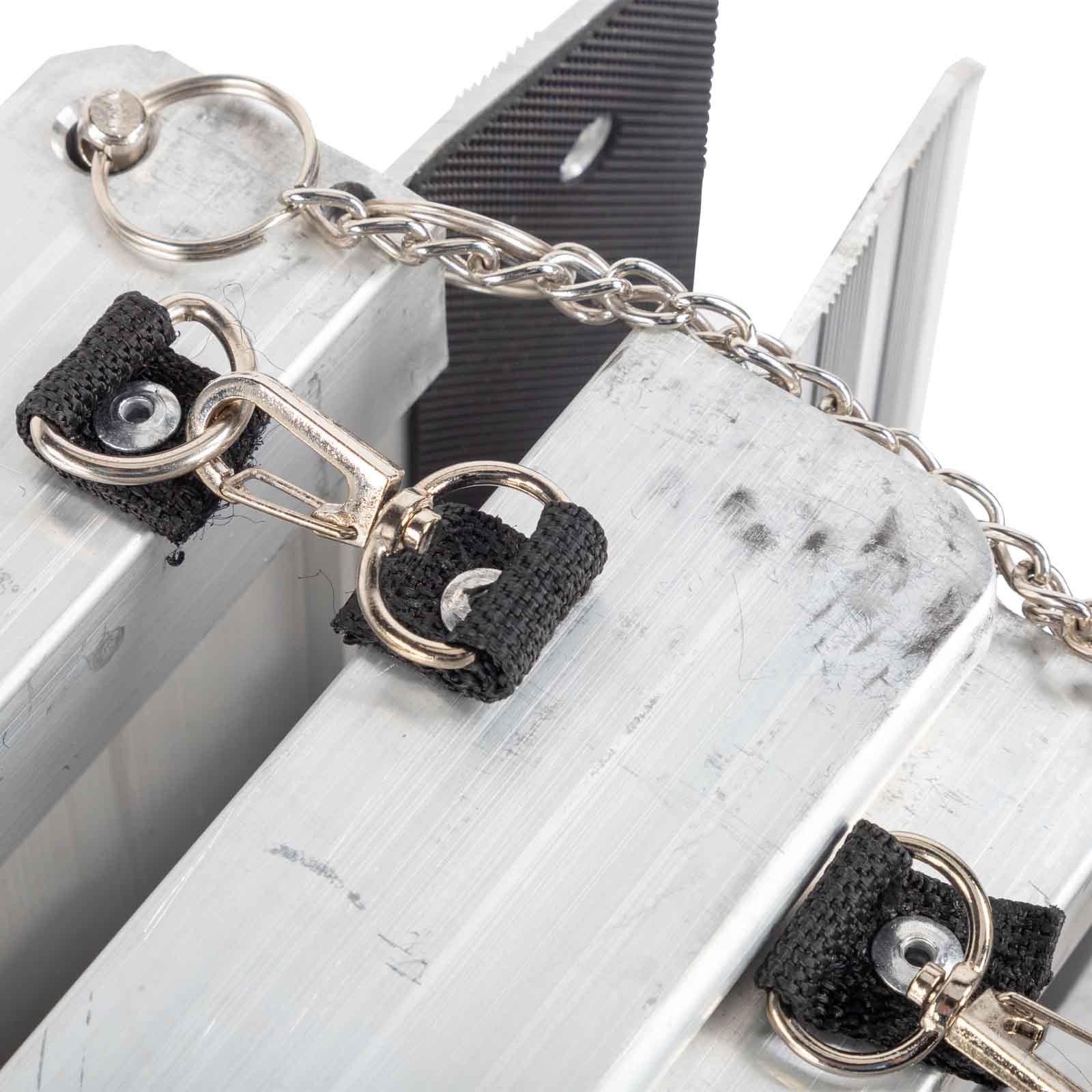 10ft Aluminum Folding Wheelchair Ramp Handicap Scooter Ramp Non-Slip 800LBS