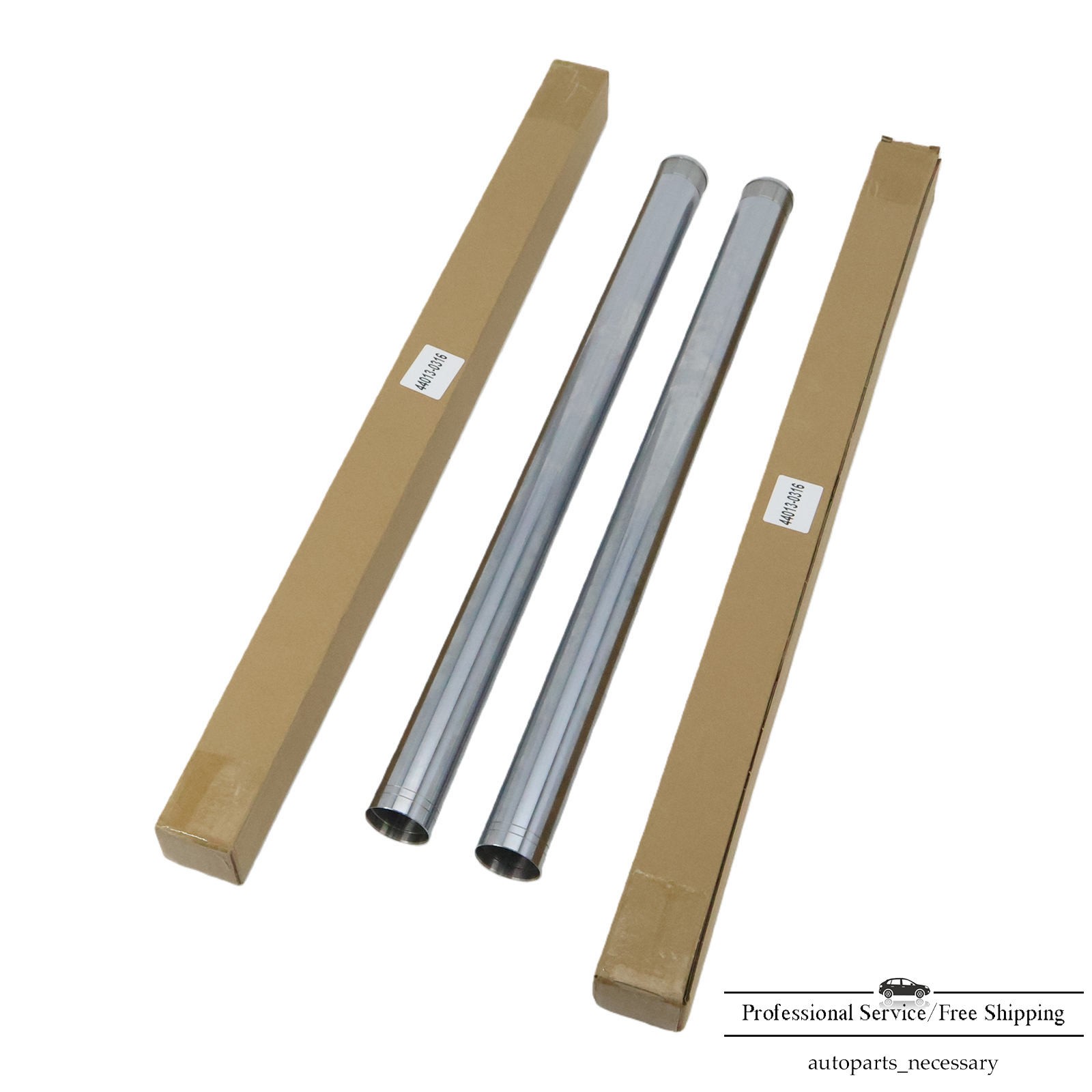 2x Front Shock Inner Fork Tubes For Kawasaki EX650 Ninja 650 2017-2023 41x585mm