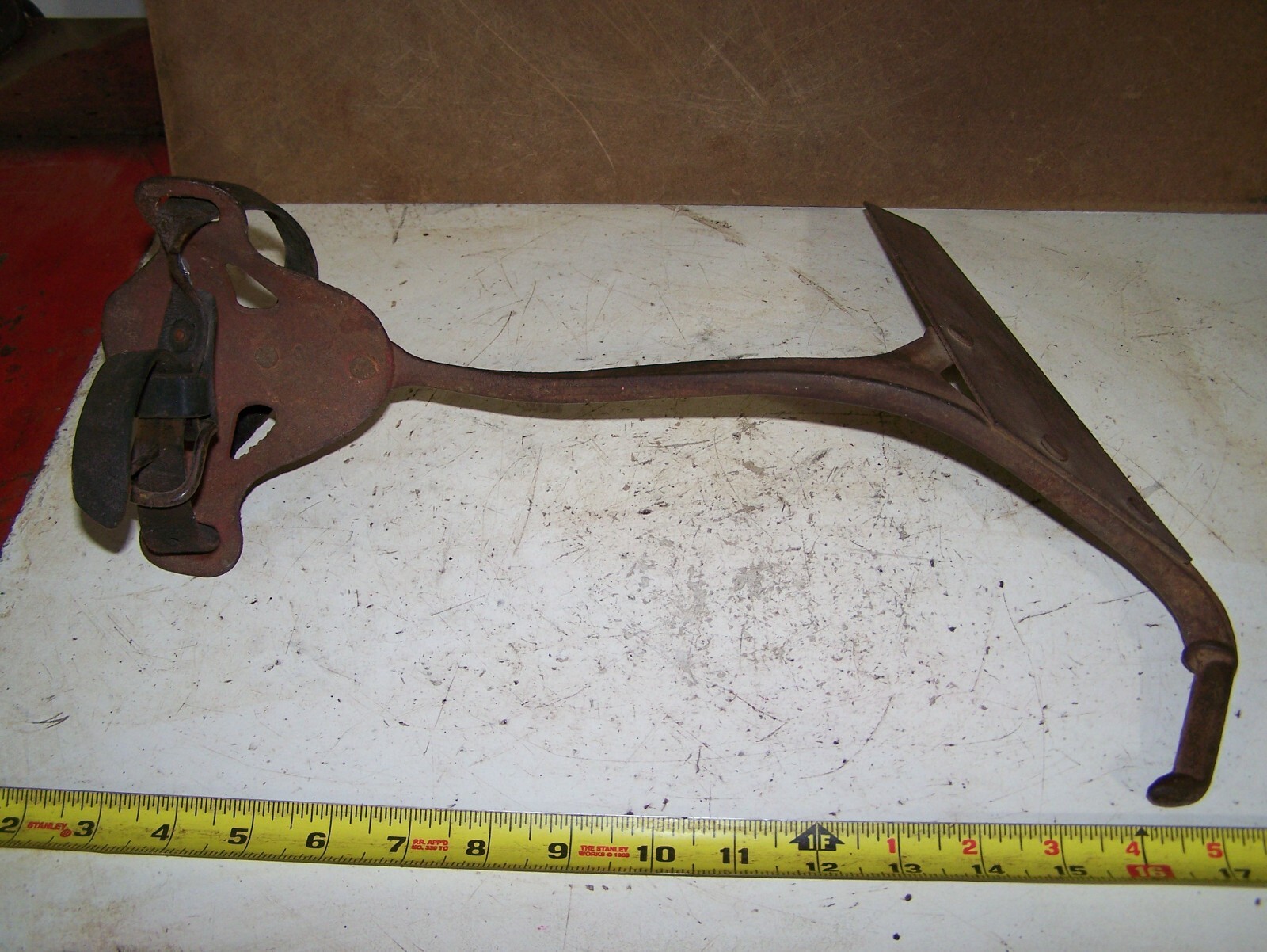 IZ MERRIAM Leg Type CORN CUTTER Cane Sorghum Primitive 1872 Whitewater WI WOW!