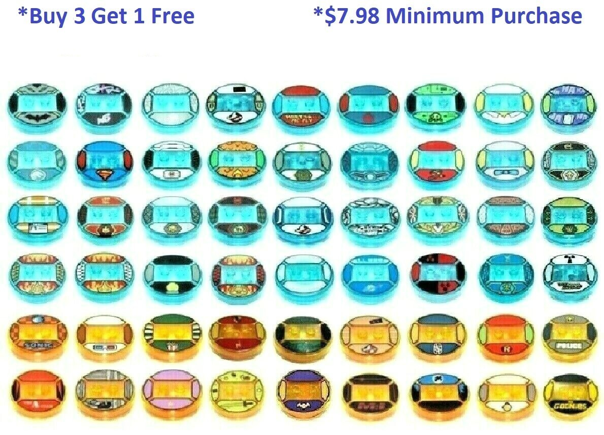 *Buy3get1free* Lego® Dimensions Toy Tag Base Disc*$7.98Minimum*Complete UR Set👾