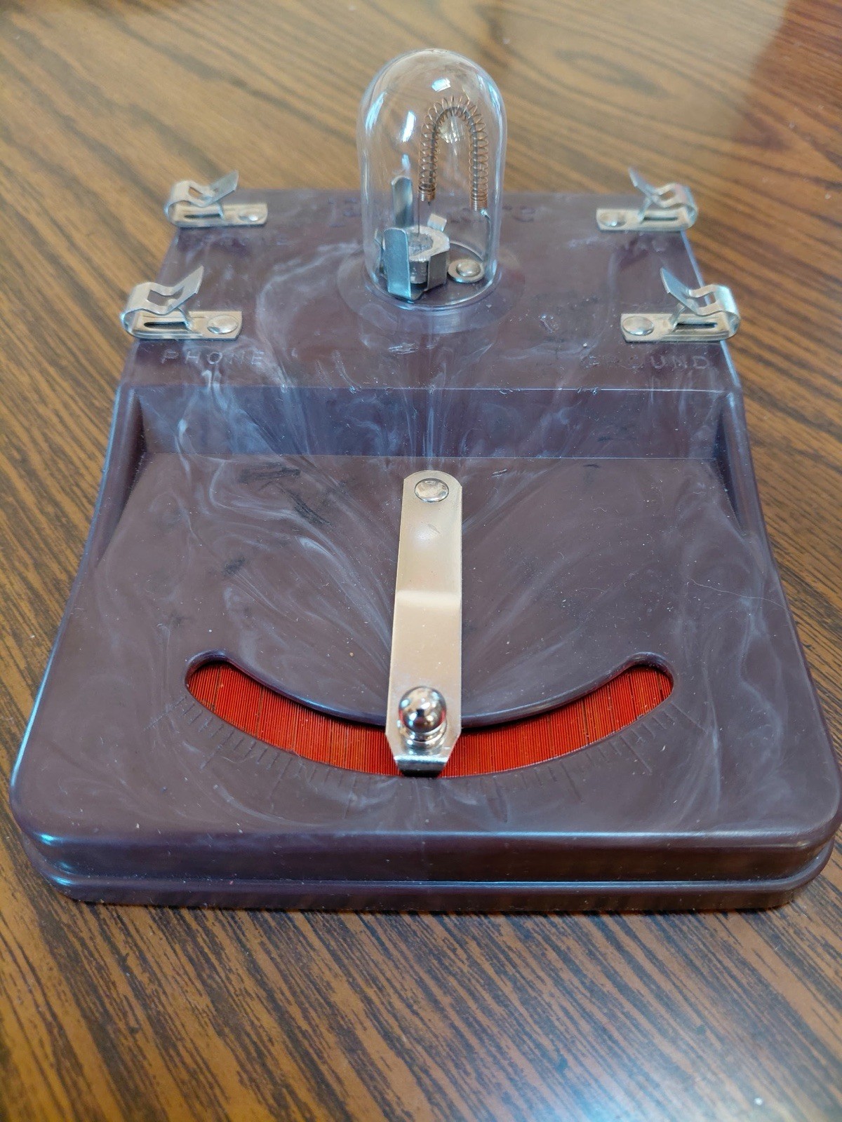 New Glass dome for antique Philmore and other crystal radio detectors