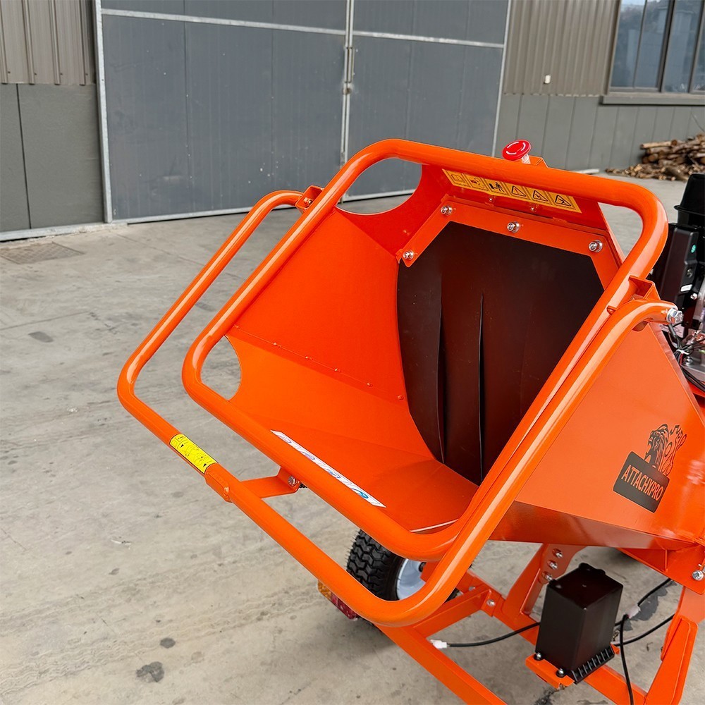 6'' 18hp Wood Chipper 450cc Gas Powered E-start 4-Wheel 12V/9A - FREE SHIPPING