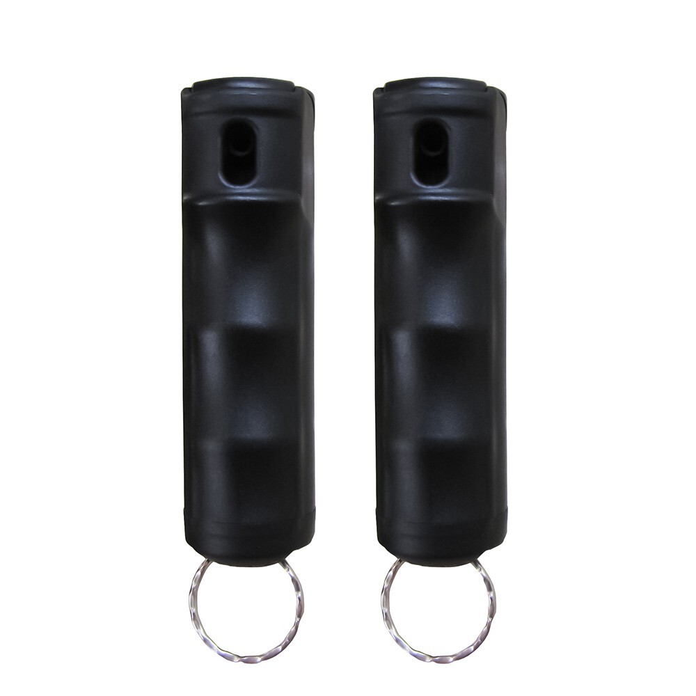 Streetwise STICKY GEL Pepper Spray - 2 Pack 1/2oz Flip Top Keychain Self Defense