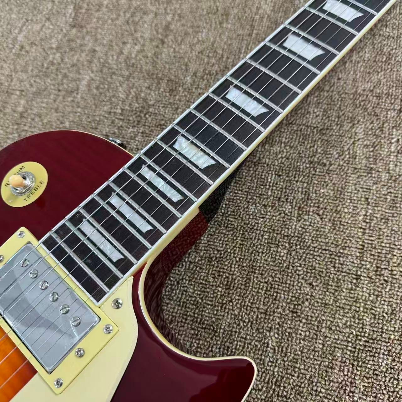 Jimmy page Electric Guitar Tiger Stripes 6 stings gitaar solid body chibson