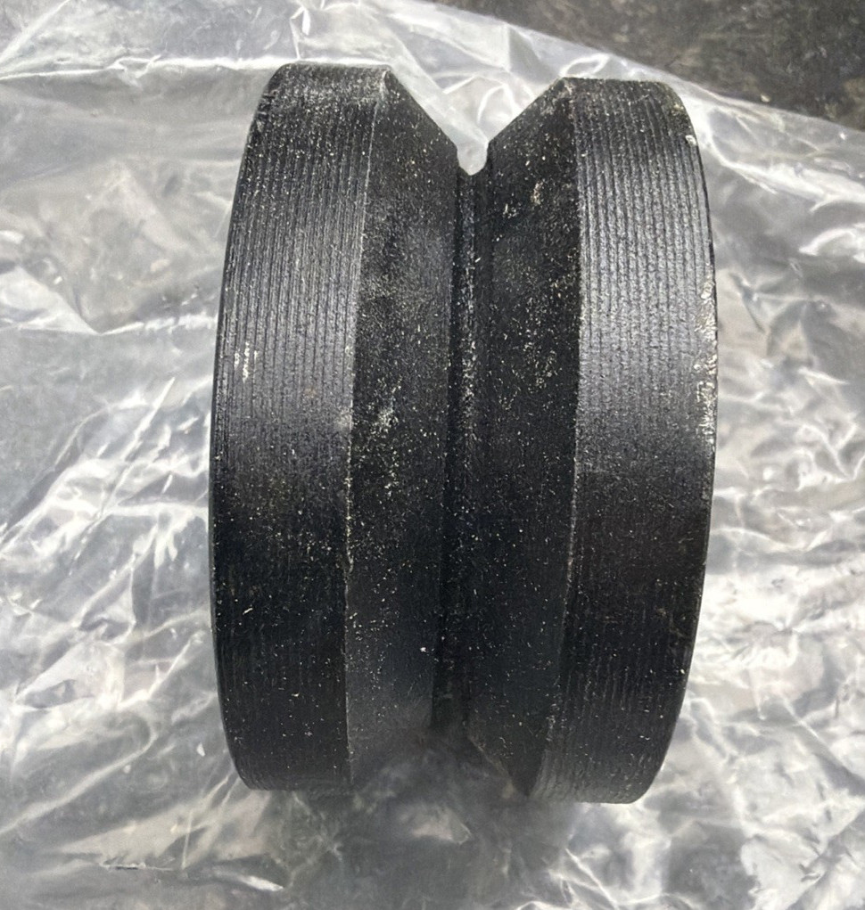 Grainger Iron V-Groove Track Industrial Cart Wheel 4" 29XU90 800lb Cap 0420-08