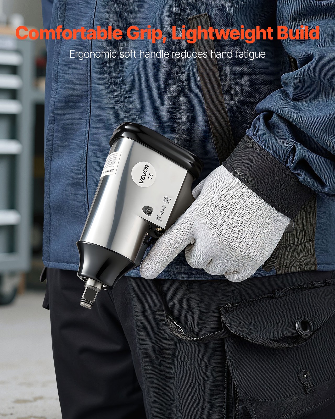 VEVOR 71PCS Pro Air Tool and Accessories Kit Impact & Ratchet Wrench Die Grinder