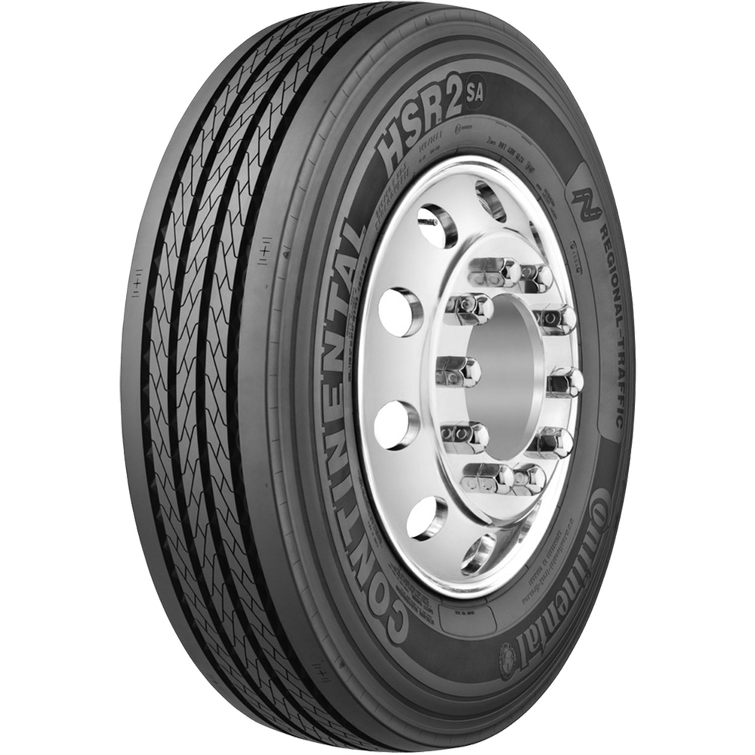 Tire Continental HSR2 SA 275/70R22.5 Load J 18 Ply All Position Commercial