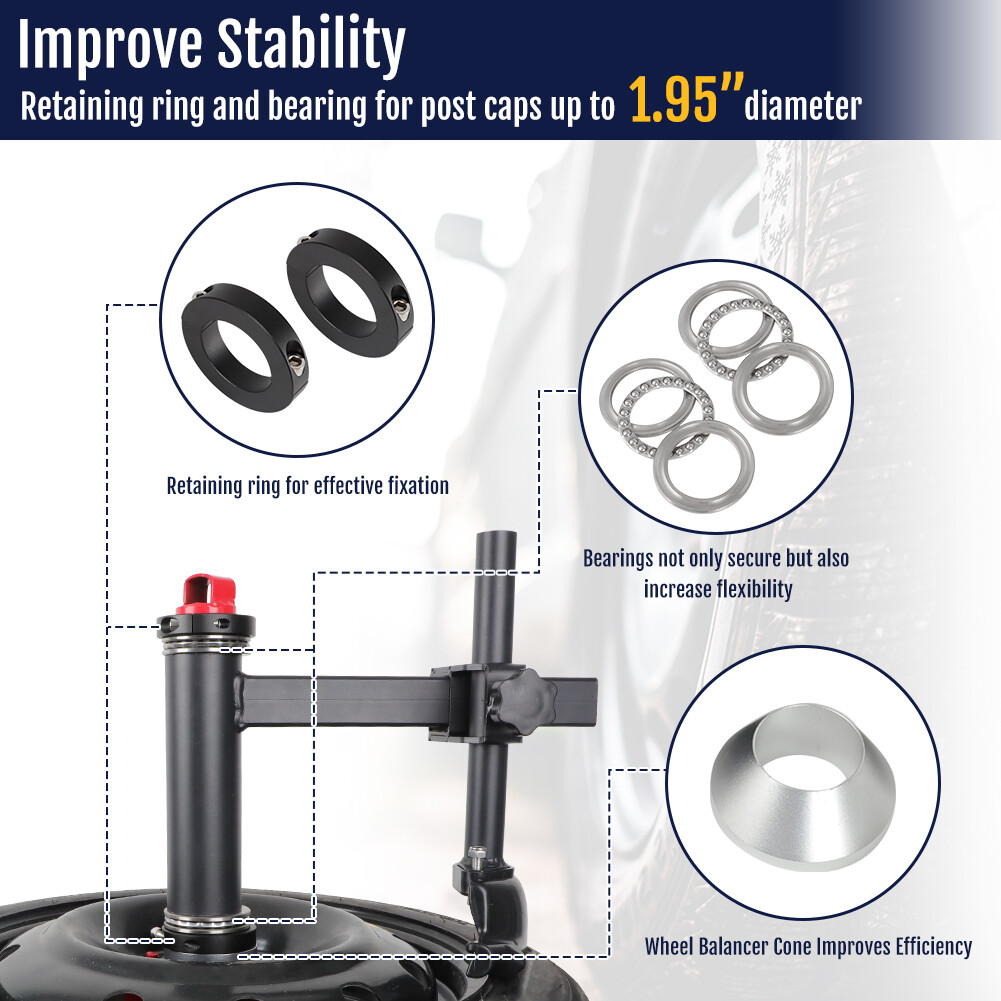 Manual Tire Changer Duck Head Adapter Kit with Duck Head Tire Changer for Car