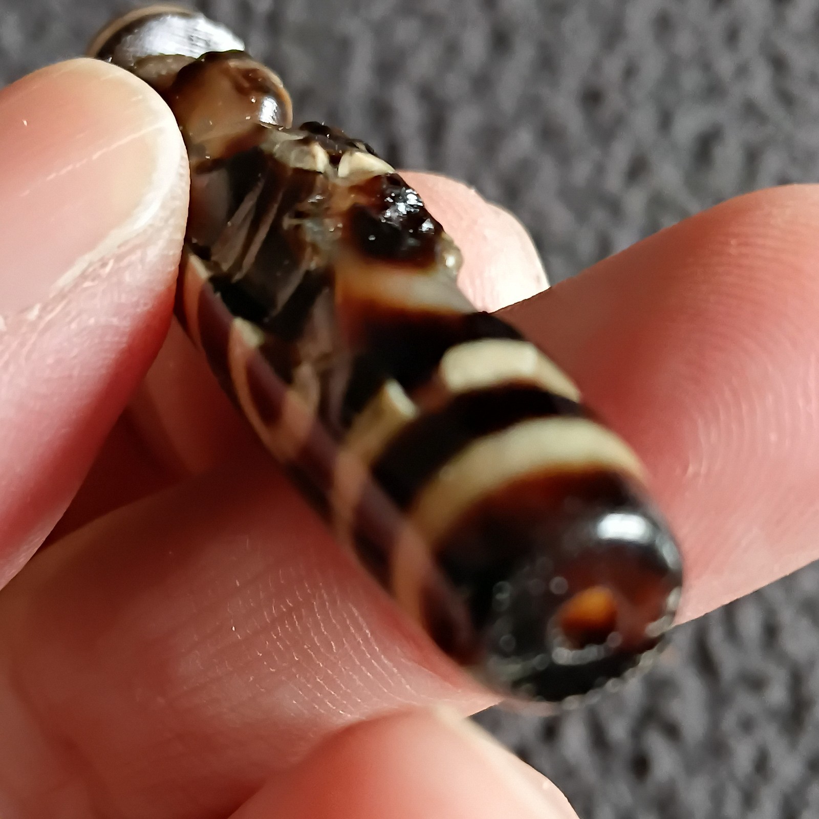 Tibetan Agate Pre 1800s Dzi Bead Lot