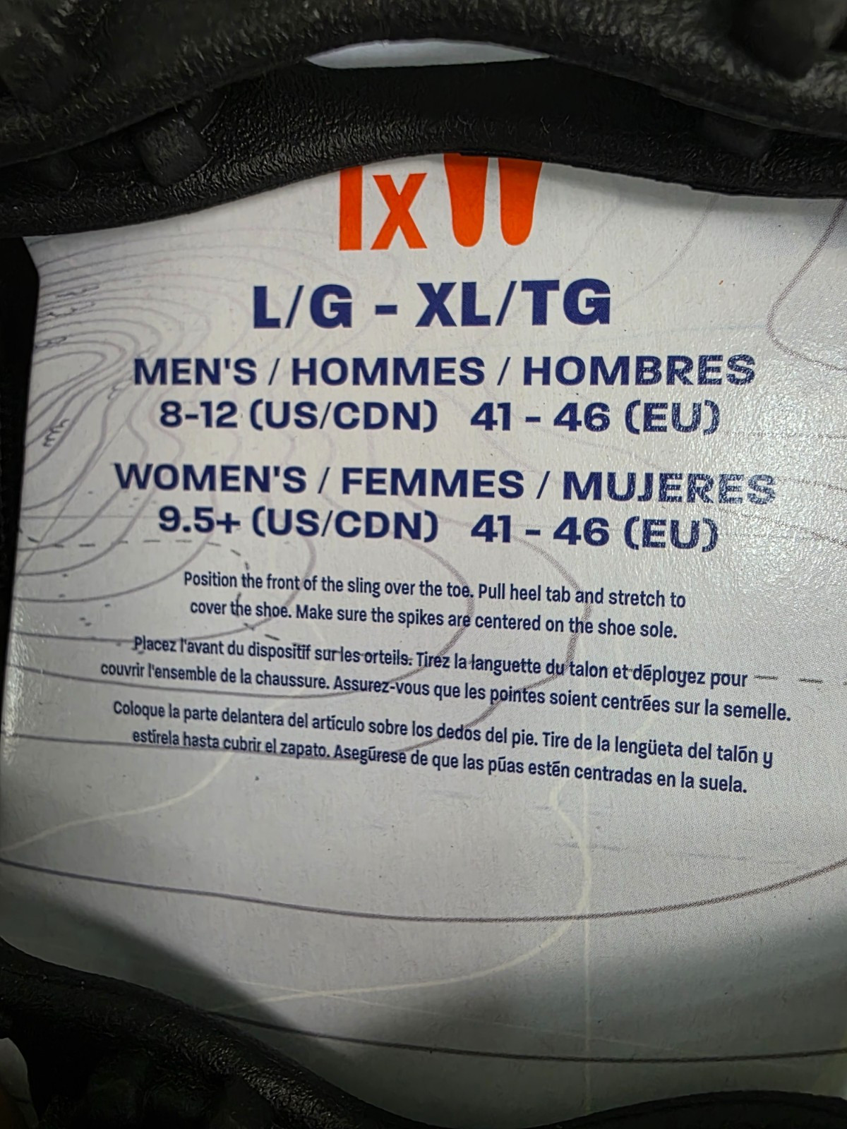 Snow Trax by Yaktrax L XL Tungsten Carbine Spikes For Shoes/Boots. Adjustable!